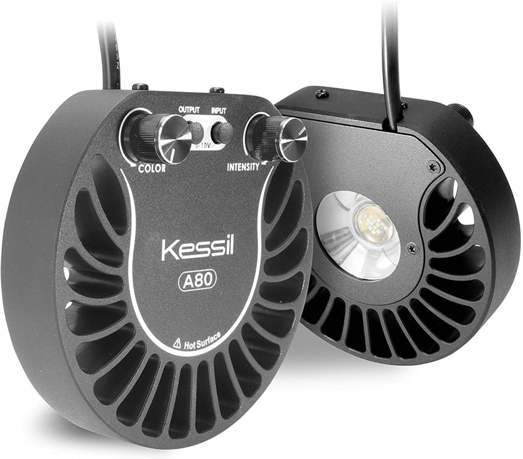 Kessil A80 'Tuna Sun' passive cooling LED light