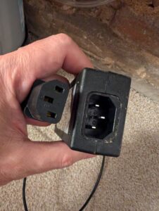 connector that got wet