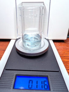 0.02% mixed indicator - slightly blue at 11.6 ppm