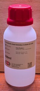 nominal 10 mM HCl that is actually 13.5 mM